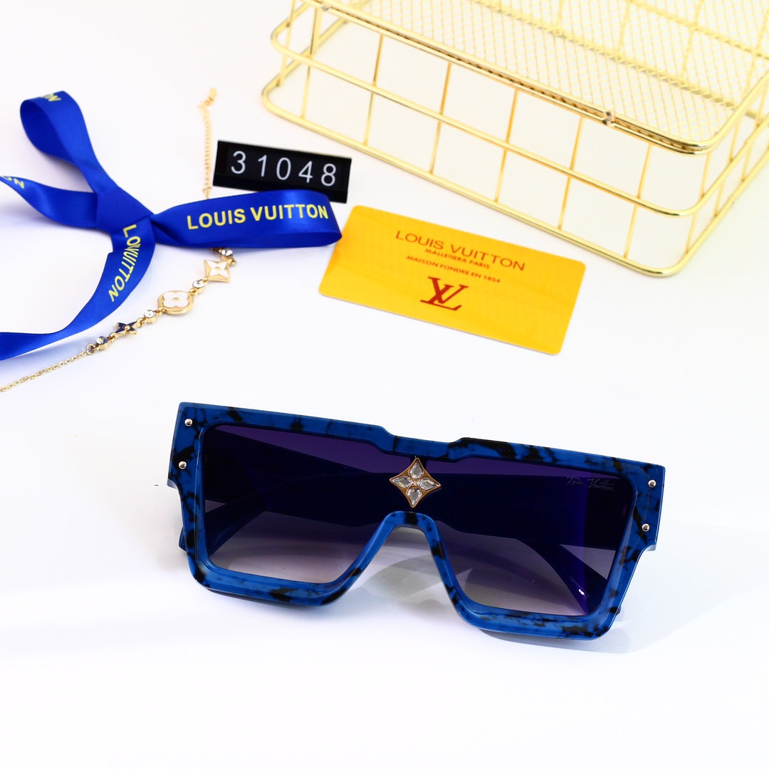 Chunky Frame Cool Sunglasses-With Gift Box