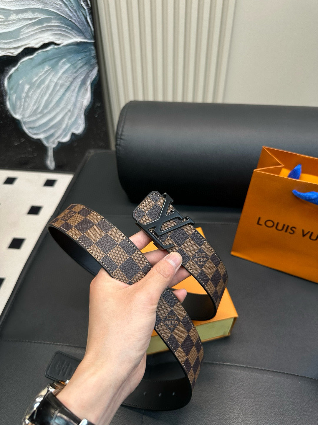 Checkerboard pattern, casual style