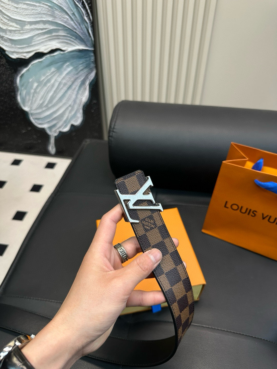 Checkerboard pattern, casual style